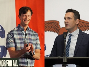 Sand, Lahn debate plans to tackle state budget shortfall while funding schools