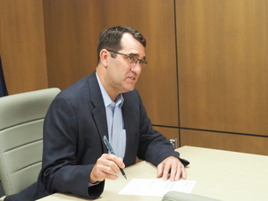 Kansas Democrat Don Coover objects to U.S. Rep. Derek Schmidt’s approach to unreleased Epstein files
