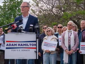 Kansas poll of likely Democratic voters favors Holscher for governor, Hamilton for U.S. Senate