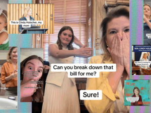 In parade of memes, Cindy Holscher’s daughter reveals another side of candidate for Kansas governor 