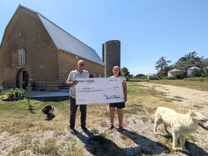 A heart of stone: Barton County couple revive 126-year-old barn with help of state grant