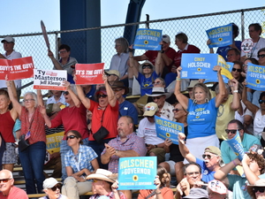 In scorching Kansas State Fair debate, governor candidates fight over taxes, data centers, vouchers
