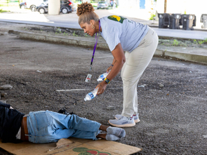 Homeless New Orleanians swelter amid scorching heat wave