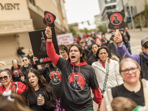 Hundreds march in Grand Rapids to demand justice for missing and murdered Indigenous people