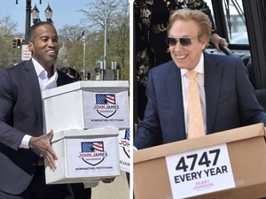 James and Johnson remain on ballot for governor, while canvassers reject Smith and Rebandt