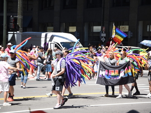 Candidates, community groups and corporations show their rainbow colors at Motor City Pride parade