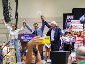 Sanders, Ocasio-Cortez make electability case for El-Sayed