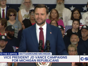 Vance attacks El-Sayed at Michigan GOP rally without mentioning trade war with Canada