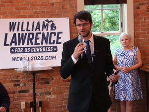Will Lawrence takes progressive campaign to conservative Livingston County to court independents