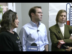 As Huizenga hosts US Energy Secretary, McCann campaigns with Whitmer and Slotkin
