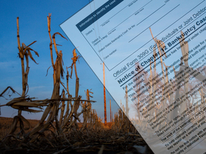 Minnesota led the nation in farm bankruptcies in the first quarter, and farmers are anxious