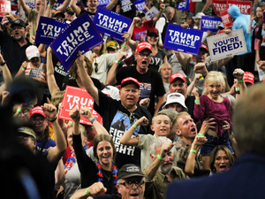 Crowds show for Trump visit to Kalispell