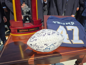 Trump hosts FCS Champion MSU Bobcats at White House