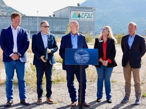 Governor, EPA administrator tout cleanup, development actions at Columbia Falls Superfund site