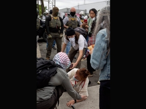 NJ nurse says ICE agents ‘violently attacked’ her during protest outside migrant jail
