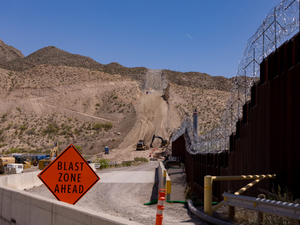 Blasting begins for border wall on cherished New Mexico mountain