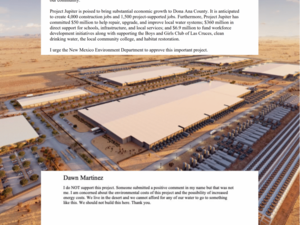 New Mexico residents say their names used without permission to support Project Jupiter data center