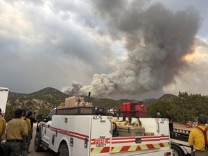 Frijoles Fire officials report crew death as fire reaches 45% containment