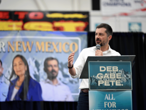 Buttigieg rallies for Haaland, Vasquez in Las Cruces
