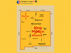 New Mexico officials reject Trump post proposing state name change