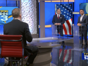 New Mexico Dem US Rep. Vasquez debates 2nd Congressional District GOP challenger Cunningham