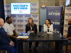 Ohio Democratic candidate for governor Amy Acton unveils anti-corruption agenda