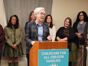 Oregon Gov. Kotek, advocates push for more childcare access ahead of 2027 session