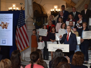 U.S. Treasury Secretary Scott Bessent, Pa. Republicans tout Trump accounts at state Capitol