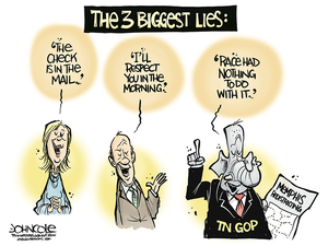 John Cole’s Tennessee: Three biggest lies