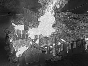 Fayette County to demolish burned portion of historic former school building