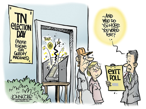 John Cole’s Tennessee: Exit polls say. . . ?