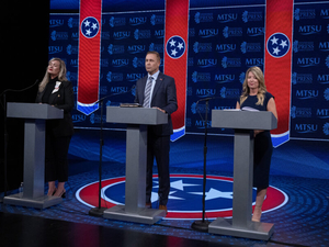 Tennessee hosts first gubernatorial forum in eight years. GOP frontrunner no-shows