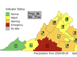 Roanoke region remains in emergency drought conditions despite rain in other areas