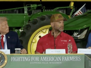 Trump appears with Van Orden, Tiffany at Chippewa Falls farm  roundtable 