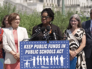 Wisconsin Rep. Gwen Moore introduces bill to repeal federal school voucher tax credit
