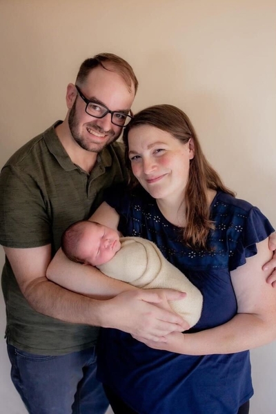Amanda D’Angelo, her husband James, and her 18-month-old son, Jacob. (Courtesy Amanda D'Angelo)