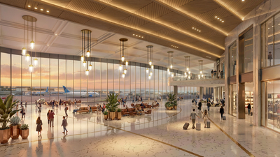 Dulles atrium