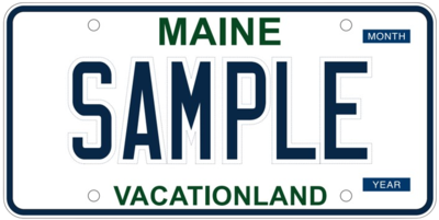 Maine unveils new standard license plate with pine tree, blue star