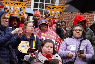 Developmental disability advocates gather for one last rally before Senate budget decisions