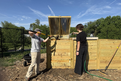 Schoolyard farm showcases community resilience