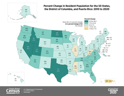 The 2020 census: North Carolina, Florida, Colorado, Montana among states gaining U.S. House seats