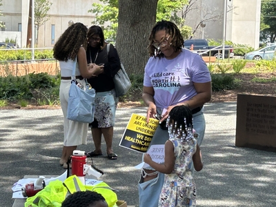 child care advocates lobby for better funding
