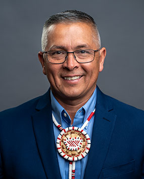 A headshot of Michell Hicks, the principal chief of the Eastern Band of Cherokee Indians.