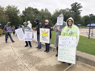 From protest to the polls, No Kings organizers make push for early voting in NC