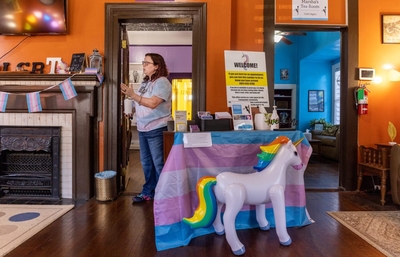 A presentation about gender-affirming care.