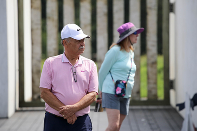 Visitors walk along the Wall of Names at the Flight 93 National Memorial in Stonycreek Township, Somerset County, on Aug. 26, 2026. (Photo by Tim Lambert/Pennsylvania Capital-Star)