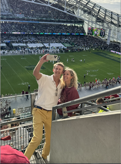 In Dublin, a college football game brings harmony in a troubled time