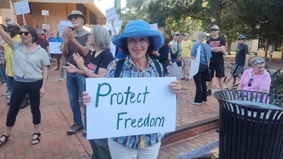 Protesters in Tallahassee and Tampa join national movement pushing back against Trump