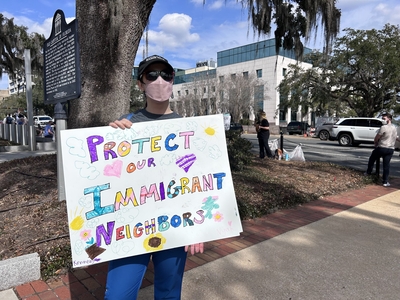 Protesters in Tallahassee and Tampa join national movement pushing back against Trump