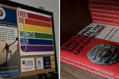 Information is available for people waiting at the Harris County Sheriff’s Office’s Behavioral Health Services office.